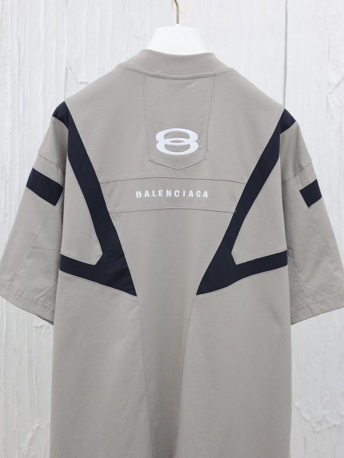Balenciaga Luxury Brand Women Mens Short Sleeve T-Shirt UNITY SPORTS ICON BIKER T-SHIRT