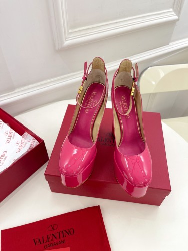Valentino Garavani Women Fashion Shoes Pumps Luxury Brand Vlogo Signature Calfskin with Original Box 15cm Heel Whatsapp 