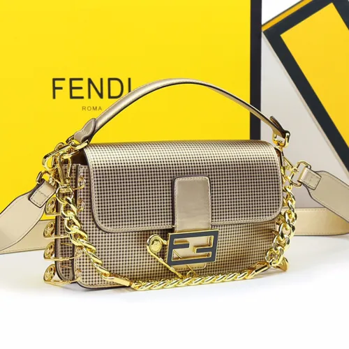 Fendi Womens Bag Shoulder Bags Luxury Brand Baguette bag Fashion Bags for Women with Original Box 8BR600A72VF1AQA