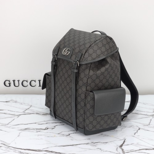 Gucci Womens Bags Backpacks Luxury Brand GUCCI Ophidia medium backpack in GG Supreme canvas  