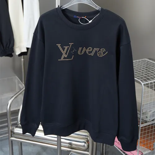 Louis Vuitton Womens Mens Long Sleeve Sweatshirt Luxury Brand Mens Sweatshirts Cotton Signature Crewneck 1AFVAQ   