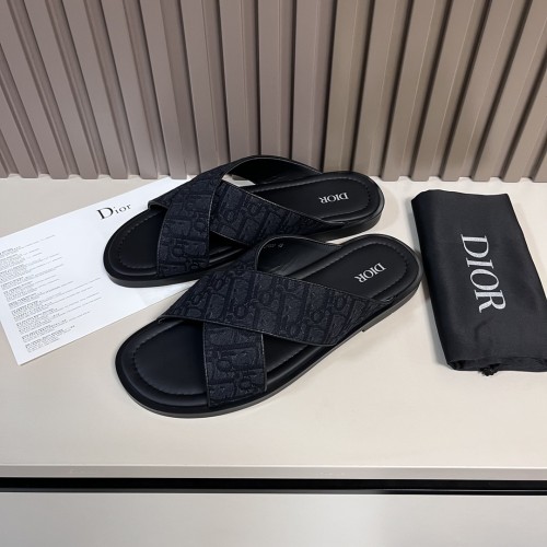 Dior Men Shoes Sandals Luxury Brand Fashion DIOR AQUA SANDAL Black Dior Oblique Jacquard with Original Box 3SA135ZSA_H969 Whatsapp 