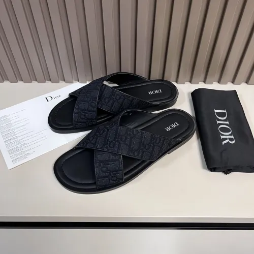 Dior Men Shoes Sandals Luxury Brand Fashion DIOR AQUA SANDAL Black Dior Oblique Jacquard with Original Box 3SA135ZSA_H969 Whatsapp 