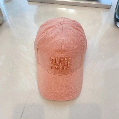 Miumiu Womens Mens Cap Baseball Hat Luxury Brand with Original Box  