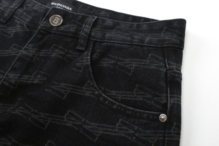 Balenciaga Luxury Brand Women Mens Pant Jeans with Original Box   