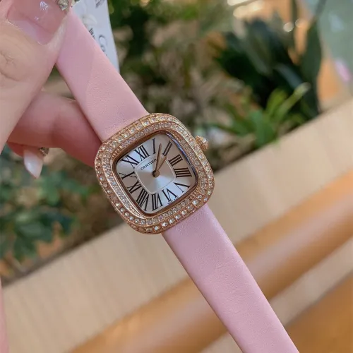 Cartier Womens Watch Luxury Brand Design Fashion Type with Original Box COUSSIN DE CARTIER