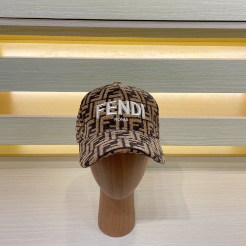 Fendi Men Womens Hat Luxury Brand Design Fendi Baseball Cap with Original Box  