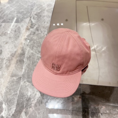 Miumiu Womens Cap Baseball Hat Luxury Brand with Original Box