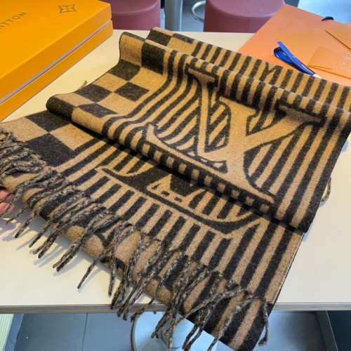 Louis Vuitton Scarves Men Womens Fashion Scarf with Original Box   