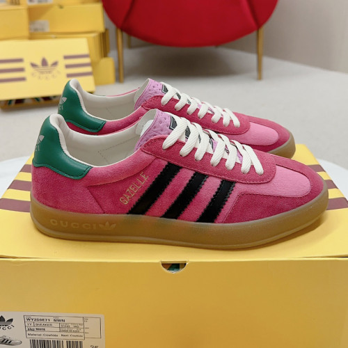 Gucci Adidas Gazelle Womens Shoes Sneakers Luxury Brand adidas x Gucci Gazelle sneaker with Original Box Whatsapp 