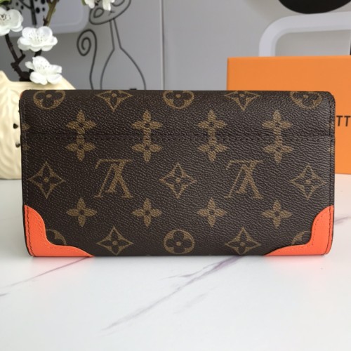 Louis Vuitton Mens Womens Wallets Purse Luxury Brand Designer Estrela Zippy Wallet M61184 with Original Box
