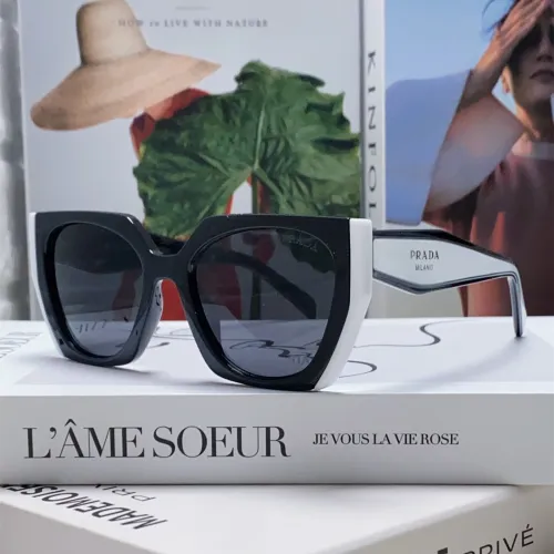 Prada Sunglasses Luxury Brand Men Womens Sunglasses with Original Box Sunglasses with Prada logo  15WSF