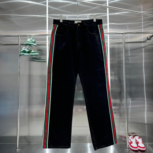 Gucci Luxury Brand Women Mens Jeans Pant Top Quality   