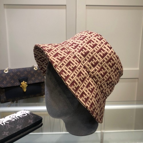 Fendi Men Womens Bucket Hat Luxury Brand Design Fendi Cap with Original Box  