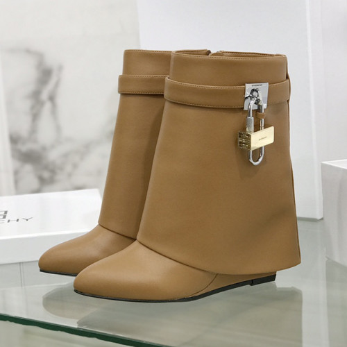 Givenchy Womens Shoes Boots Fashion Type Luxury Brand GIVENCHY BOOTS IN LEATHER with Original Box