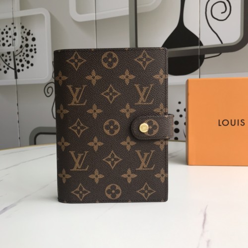 Louis Vuitton Womens Mens Bags Clutch Luxury Brand Monogram Planner Agenda Life M2004 with Original Box  