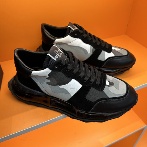 Valentino Garavani Mid-Top Calfskin VL7N Sneaker With Bands Mens Shoes Sneakers Luxury Brand with Original Box  