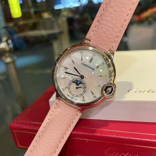 Cartier Womens Watch Luxury Brand Design Fashion Type with Original Box