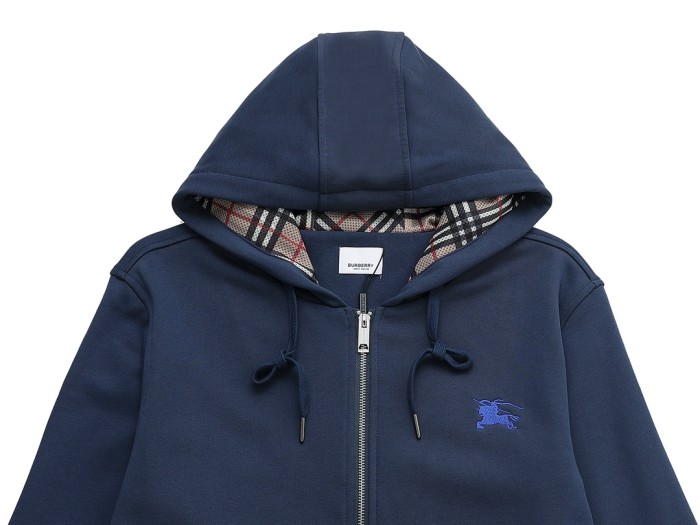 Burberry Womens Mens Sweatshirt Luxury Brand Mens Zip Hoodie   