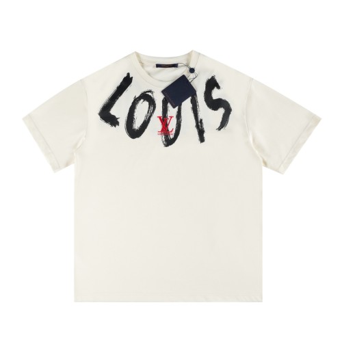 Louis Vuitton Luxury Brand Men Womens Short Sleeve T-Shirt   