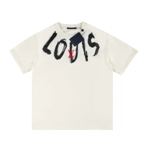 Louis Vuitton Luxury Brand Men Womens Short Sleeve T-Shirt   