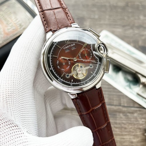 Cartier Mens Watch Luxury Brand Design Fashion Type with Original Box