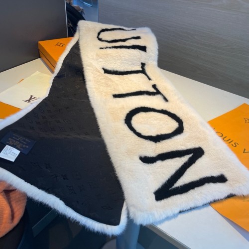 Louis Vuitton Scarves Men Womens Fashion Scarf with Original Box   