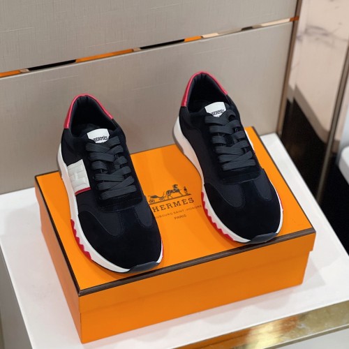 Hermes Mens Casual Shoes Fashion Sneakers Luxury Brand with Original Box