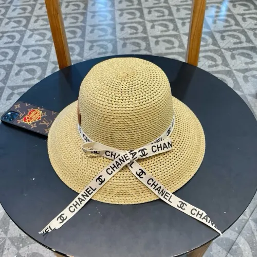 Chanel Womens Hats Luxury Brand Straw Hat Bucket Hat with Original Box  