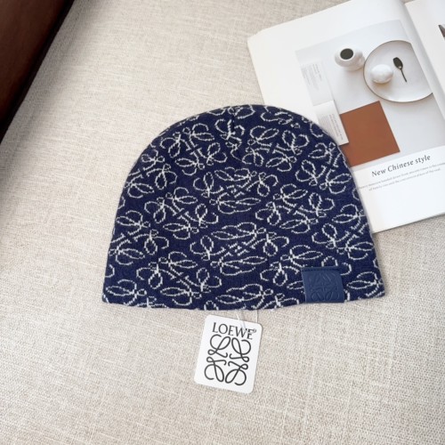 Loewe Men Womens Knit Hat Luxury Brand Design Loewe Hats with Original Box  