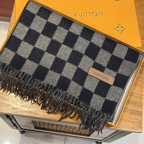 Louis Vuitton Scarves Men Womens Fashion Scarf with Original Box   