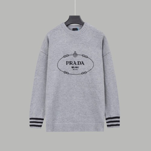 Prada Men Womens Sweater Luxury Brand Womens Knitwear Top Quality   