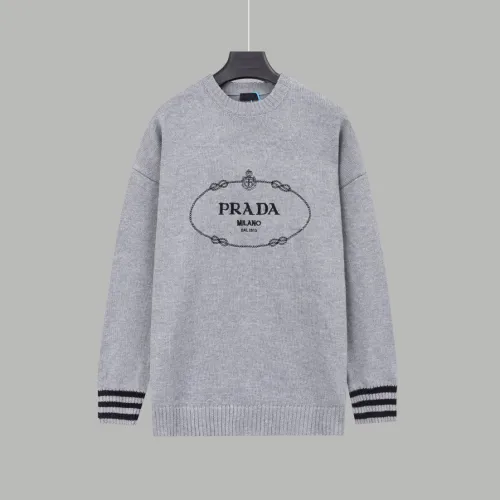 Prada Men Womens Sweater Luxury Brand Womens Knitwear Top Quality   