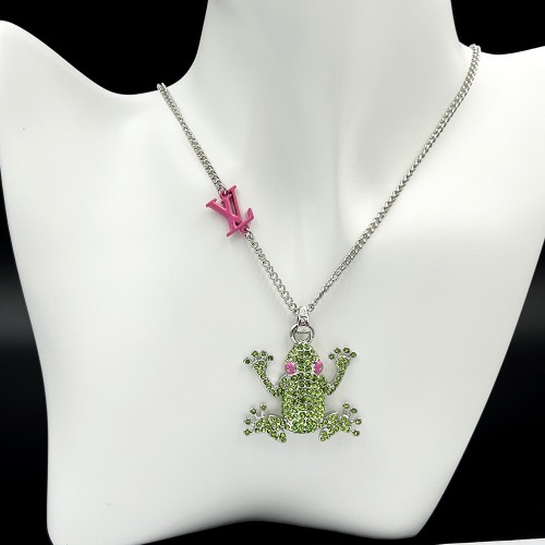 Louis Vuitton Luxury Men Womens Necklace LV Crazy Animals Necklace MP3390