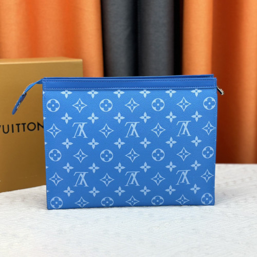 Louis Vuitton Mens Womens Bags Clutch Luxury Brand Fashion Type POCHETTE VOYAGE MM M80803 with Original Box  