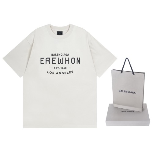 Balenciaga Luxury Brand Women Mens Short Sleeve T-Shirt   