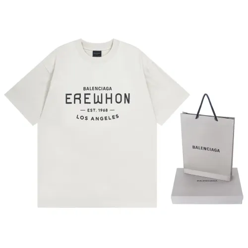Balenciaga Luxury Brand Women Mens Short Sleeve T-Shirt   