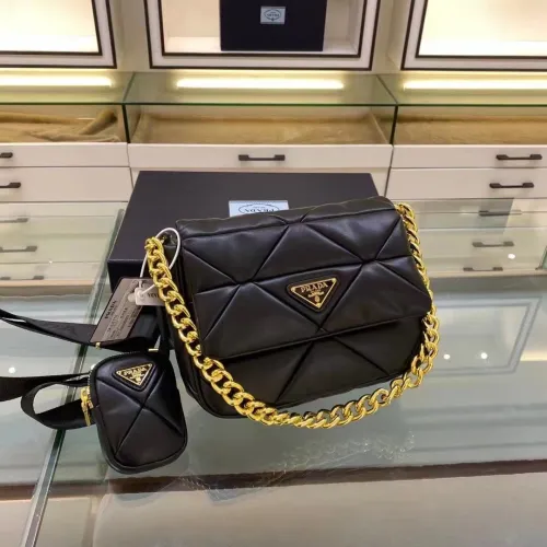 Prada Womens Bags Shoulder Bags Luxury Fashion Bags Luxury Brand with Original Box