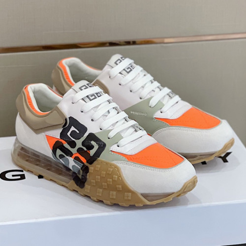 Givenchy Men Shoes Fashion Type Luxury Brand GIVENCHY SNEAKERS IN LEATHER WITH LATEX BAND with Original Box