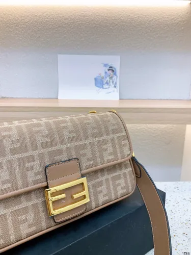 Fendi Womens Bag Shoulder Bags Luxury Brand Baguette bag Fashion Bags for Women with Original Box 8BR600A72VF1AQA