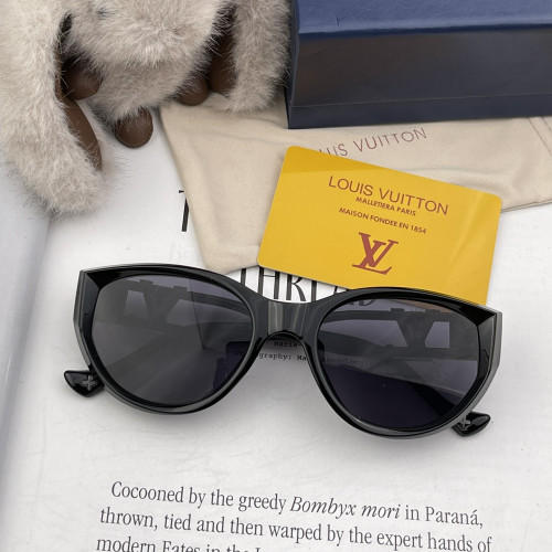 Louis Vuitton Sunglasses Luxury Brand Womens Sunglasses with Original Box  L1231