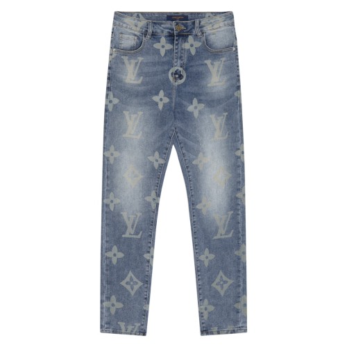Louis Vuitton Luxury Brand Women Mens Pant Jeans   