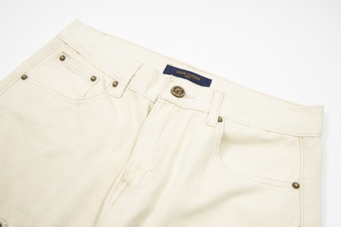 Louis Vuitton Luxury Brand Women Mens Pant Jeans   