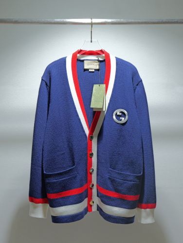 Gucci Cardigan Men Womens Knit Cardigan Luxury Brand Womens Knitwear Top Quality   