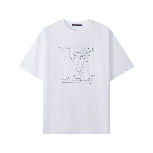 Louis Vuitton Luxury Brand Men Womens Short Sleeve T-Shirt   