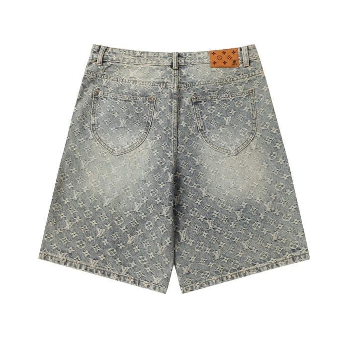 Louis Vuitton Luxury Brand Men Womens Pant Short Jeans   