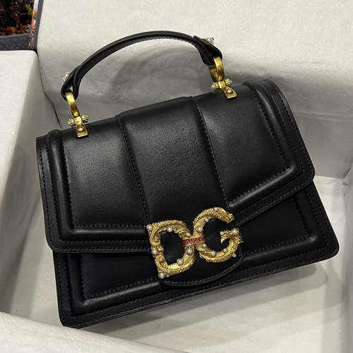 Dolce&Gabbana Womens Bags Shoulder Bag in quilted nappa leather Luxury Brand with Original Box  
