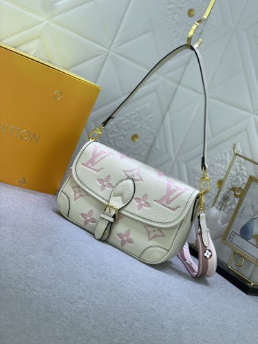 Louis Vuitton Womens Bags Shoulder Bag Luxury Brand Fashion Monogram Empreinte Leather M46584 with Original Box  