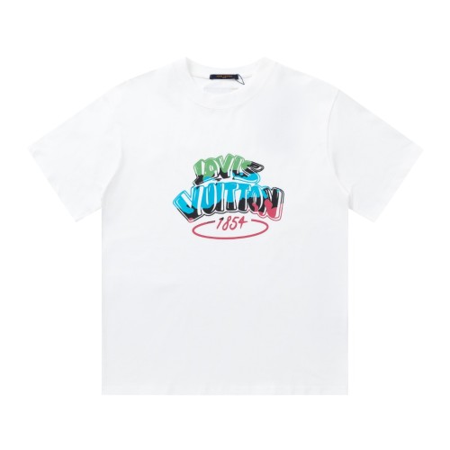 Louis Vuitton Luxury Brand Men Womens Short Sleeve T-Shirt   