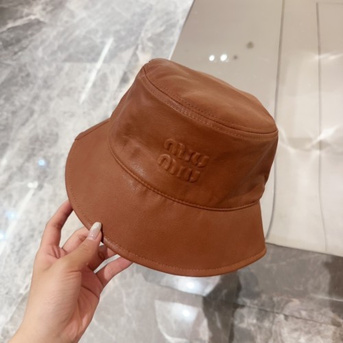 Miumiu Womens Cap Bucket Hat Luxury Brand with Original Box  